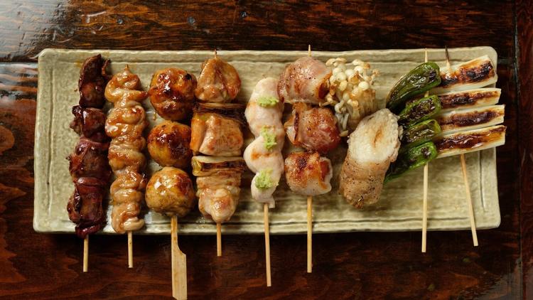 大山鶏を使った自慢の焼き鳥☆