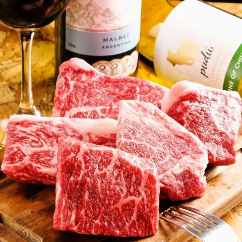 厳選された牛肉