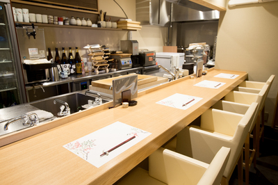 当店のカウンター席です。