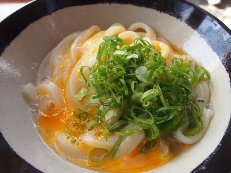 ランチ釜玉うどん