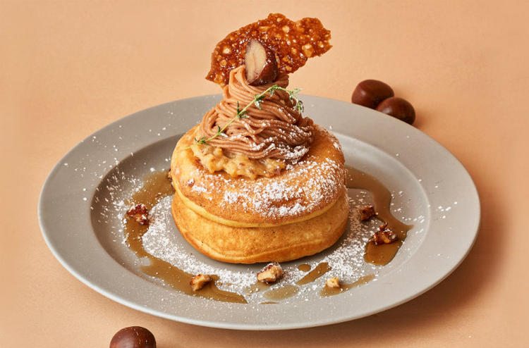 季節食材のマンスリーパンケーキ