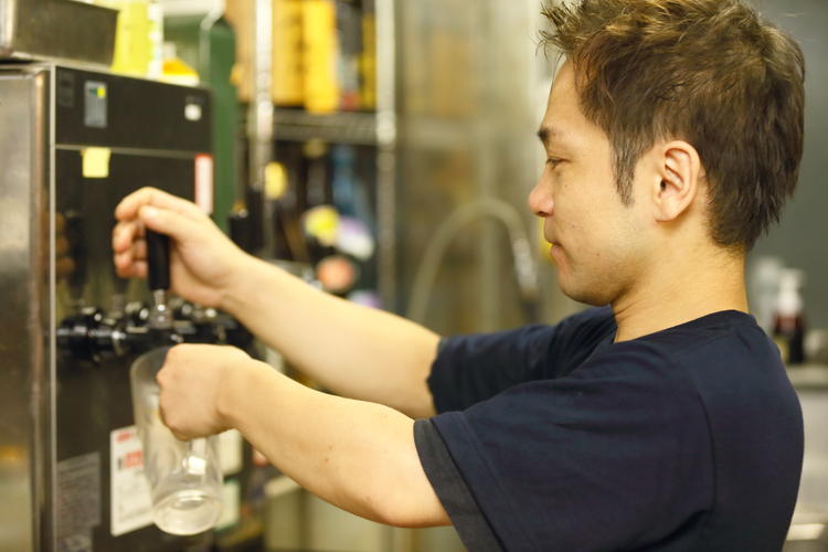 生ビールも格安でご提供しています!