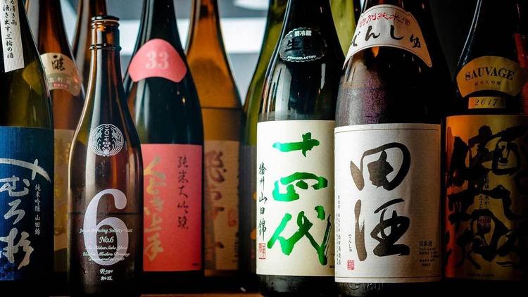 日本酒は約40種ラインナップ!