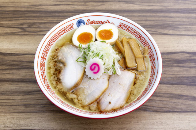 ※背脂煮干しラーメン(醤油味)