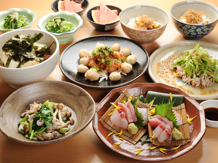 京都産の食材にこだわっています