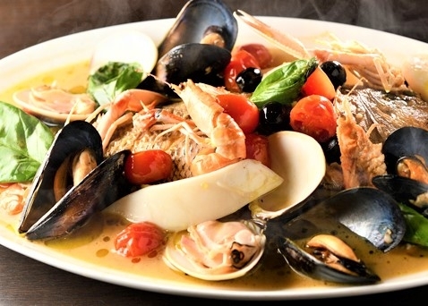 他ではできない魚介類を贅沢に使う料理!