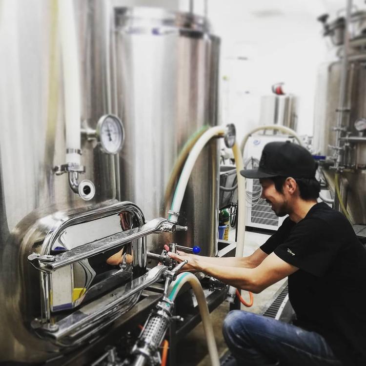 自家製ビール工場です②
