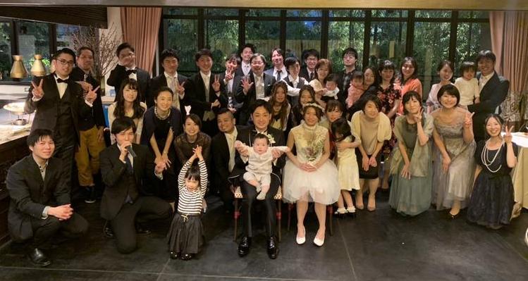 従業員の結婚式ではまるで元スタッフ同窓会
