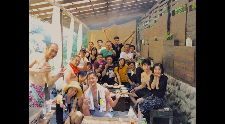 年に一回の慰安旅行 BBQ大会!