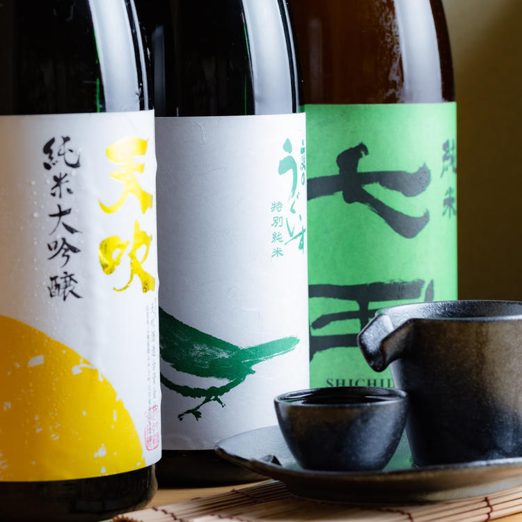 九州の地酒や日本酒を豊富にご用意
