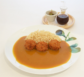 動物性食材なしのカツカレー!