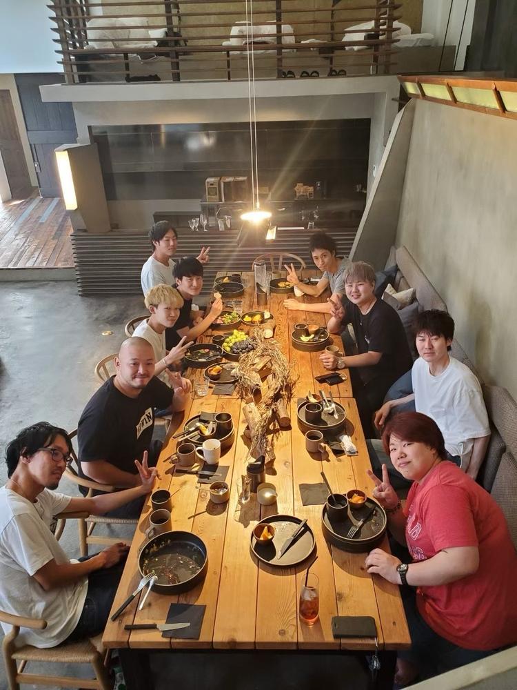 会社負担でコテージに宿泊!!