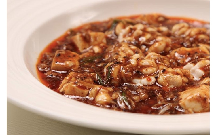 鱈の白子 麻婆豆腐