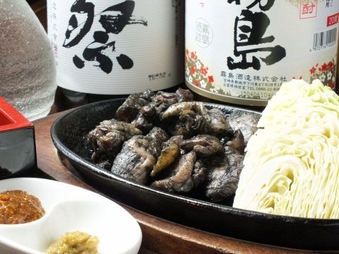 宮崎地鶏の炭火焼き