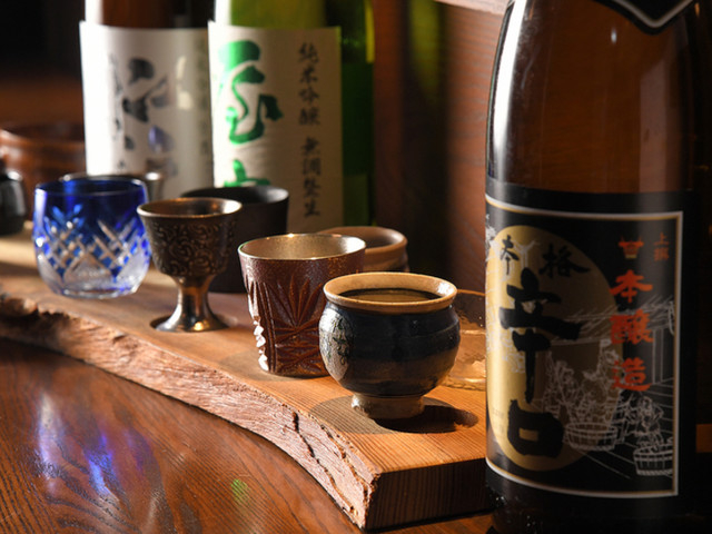 日本酒も種類豊富!