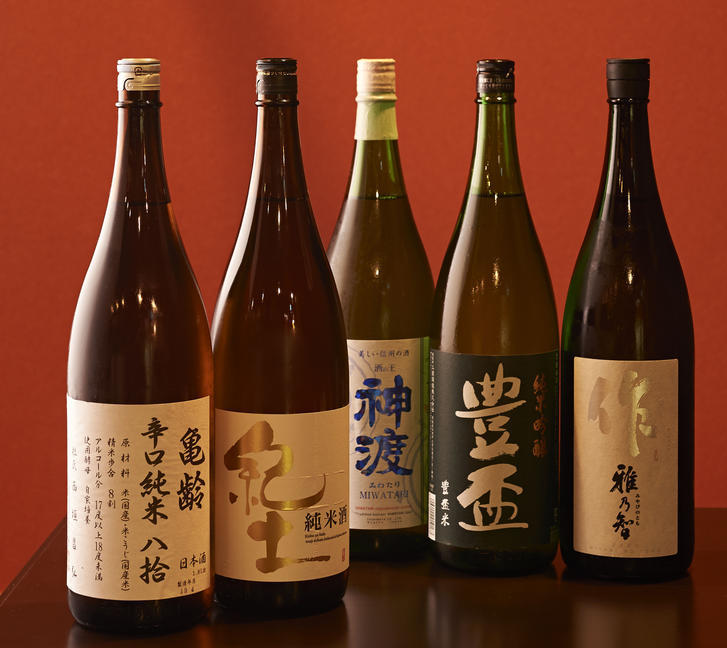 全国各地の日本酒がウリです!