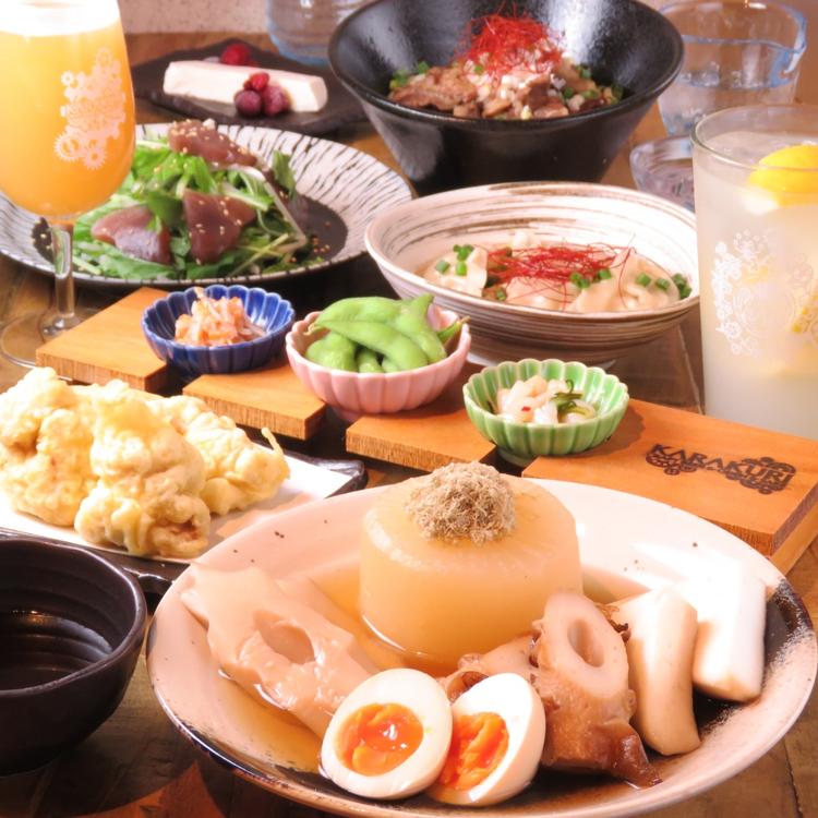 おでんをメインとした創作和食!