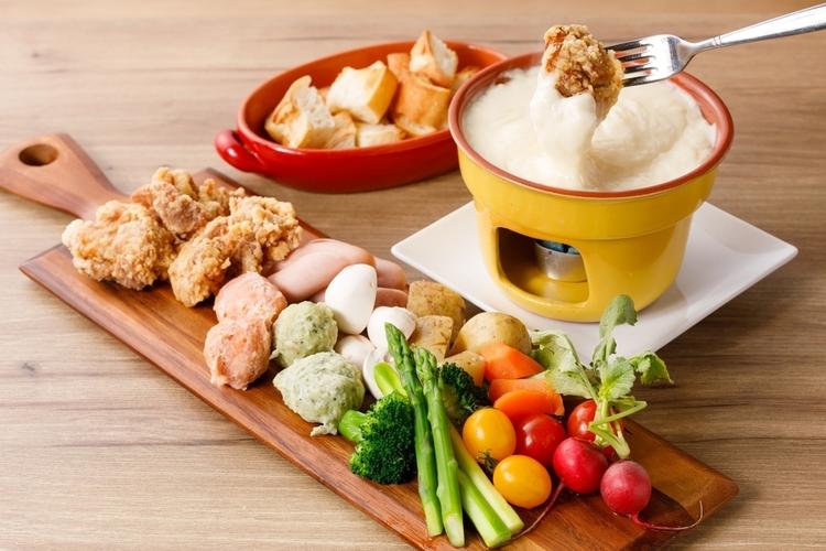 チーズとお肉が楽しめるメニューの数々