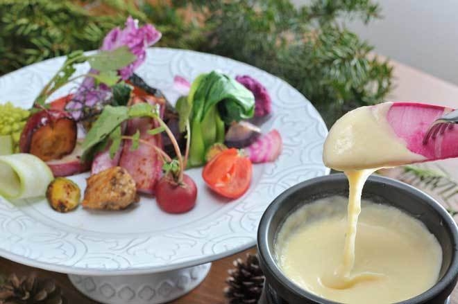 高原野菜がメインのお料理