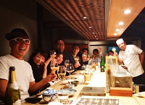海外からのお客様との会話も