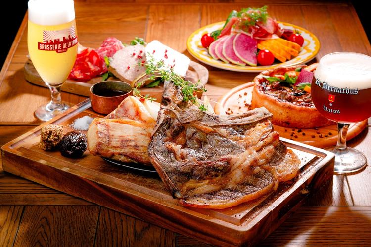 料理はフレンチベースのベルギー料理