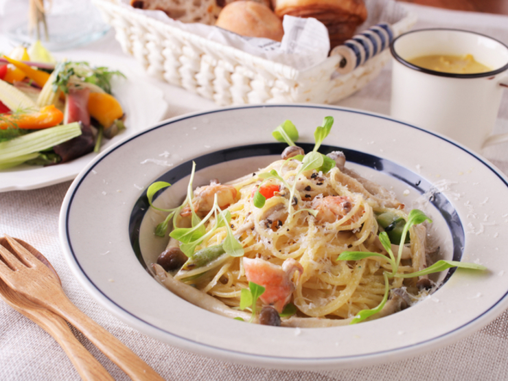 ランチタイムで大人気のパスタ◎