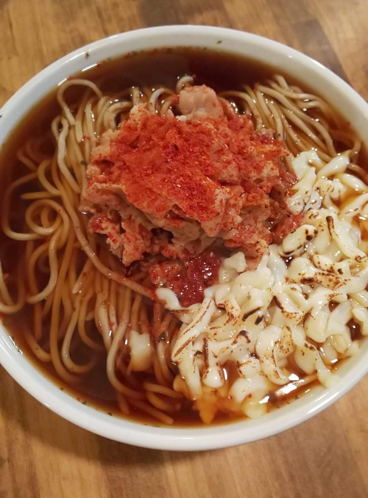 冬期限定のお蕎麦