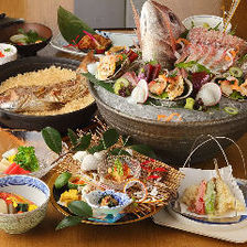 お祝いのコース料理