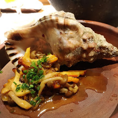 ほら貝ガーリックバター焼き
