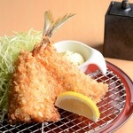 肉厚のアジフライはお店イチ押し☆