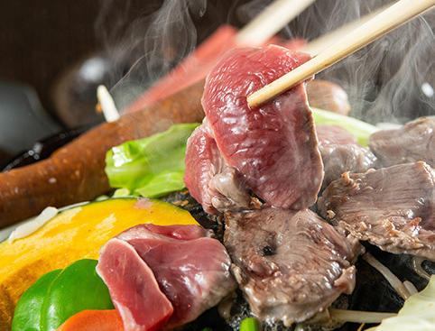 こだわりの「ラム」でジンギスカン!!