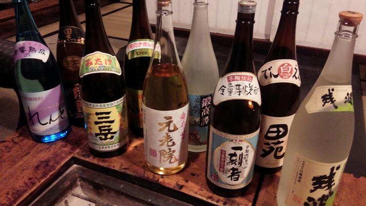 焼酎が豊富!常連様にはボトルキープも◎