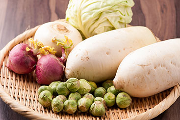 有機栽培野菜を使用しています