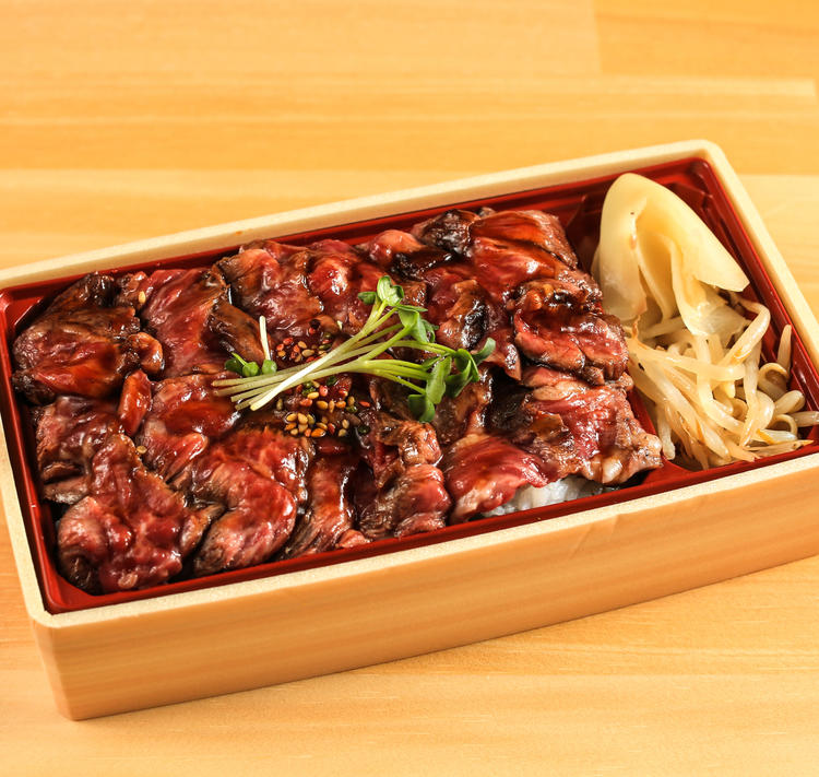 アンガス牛を使用したビフテキ弁当!