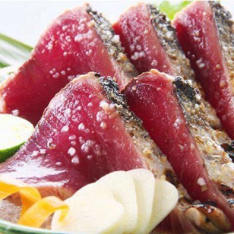 高知直送の鰹塩タタキ