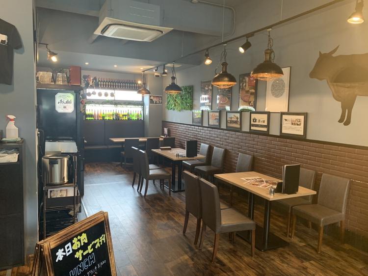 お洒落な店内。