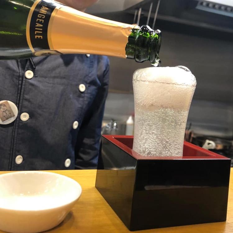 こぼれワイン