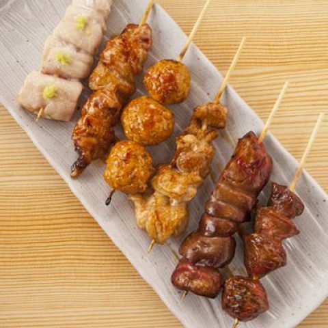 焼き鳥+野菜の豚巻きも新発売!!