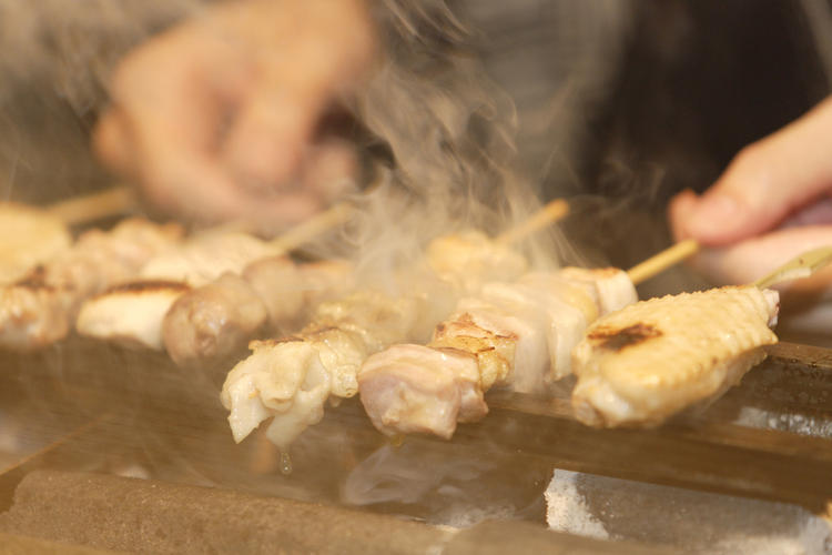 15種類の炭火串焼き