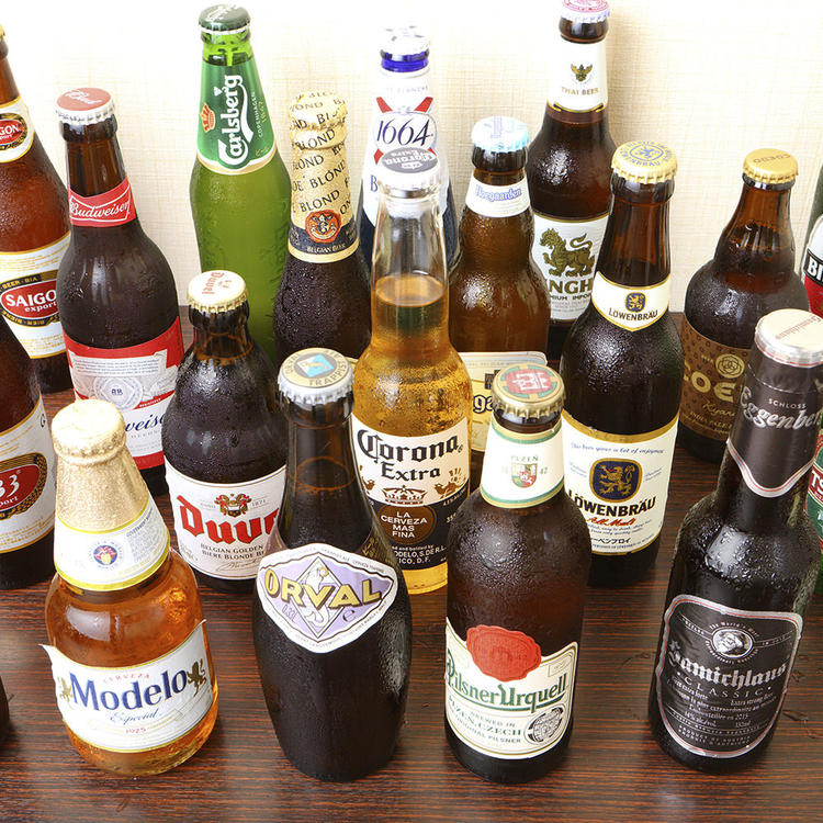 クラフトビールも多く揃えています♪