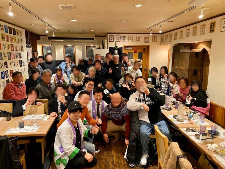 蔵の杜氏さんを招いて日本酒会開催!