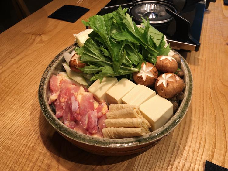 水炊きの具材