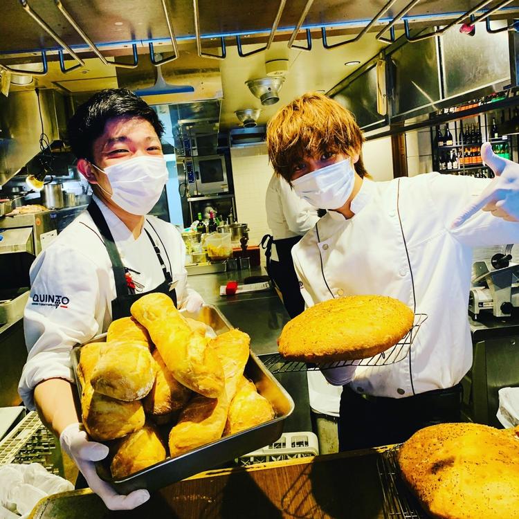 パン作りもたくさん経験できます。