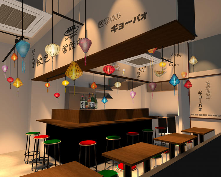 お洒落な店内
