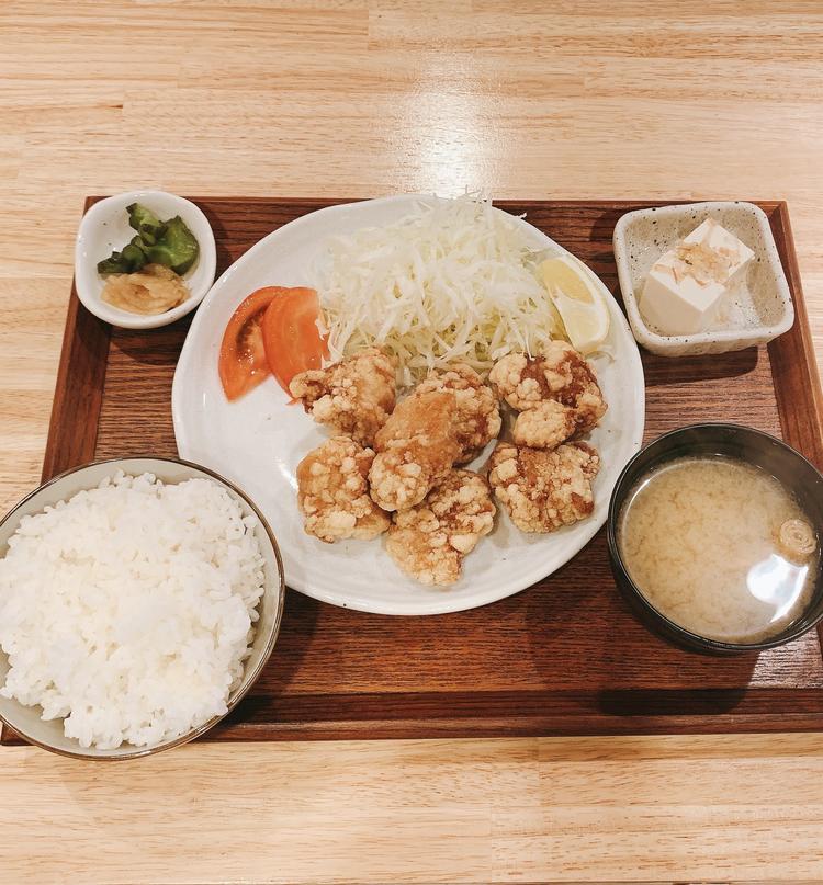ランチ 唐揚げ定食