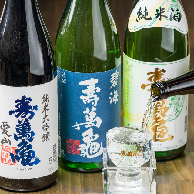 お料理に合わせてこだわりのお酒も選定中