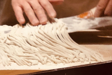 十割手打ちの江戸切り蕎麦