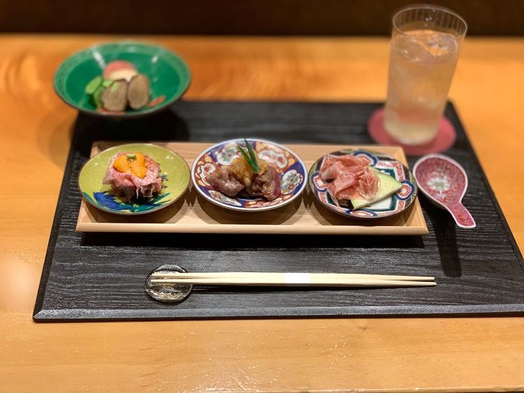 カウンターお料理