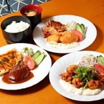 定食メニューも豊富です