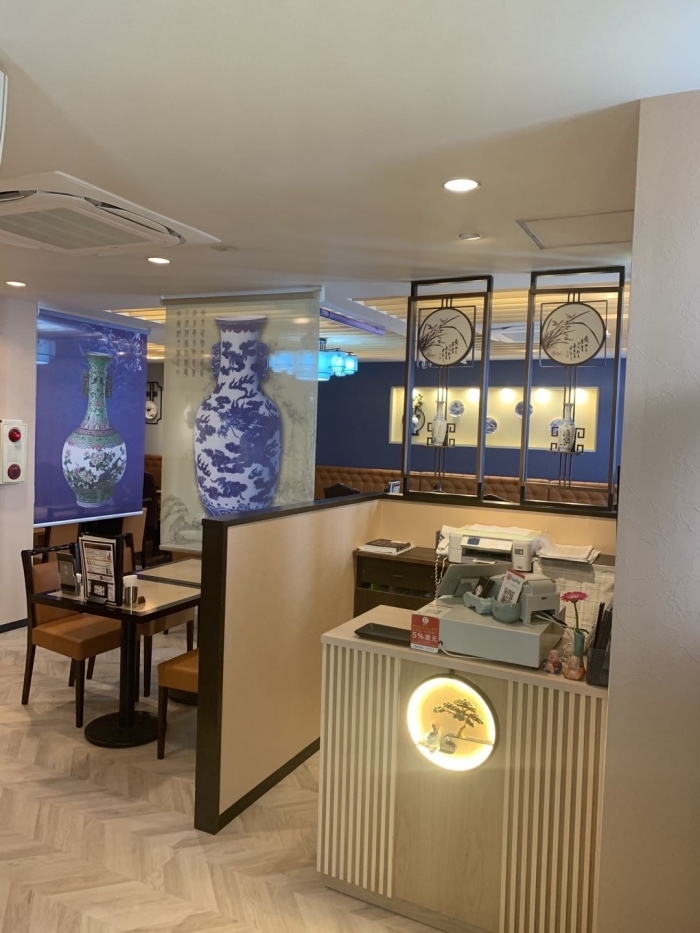 クールな装いの店内です